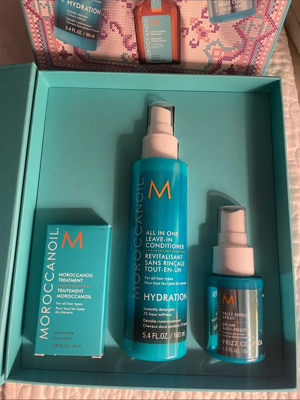 Moroccanoil Turquoise & Orange Hair Care Trio
